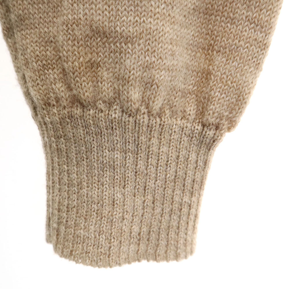 tricot COMME des GARCONS トリココムデギャルソン 1997年 90s 日本製 オールド 花柄刺繍 長袖 セーター ベージュ ニット レディース