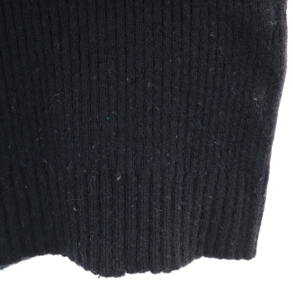 tricot COMME des GARCONS トリココムデギャルソン 1996年 90s 日本製 オールド 長袖 タートルネック セーター チャコールブラック リブニット レディース