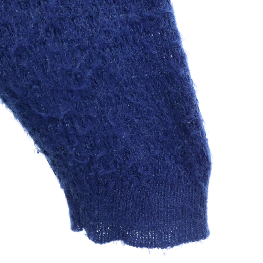 Auon Knit 70s 80s ヴィンテージ 長袖 ニットカーディガン 青紺 レディース