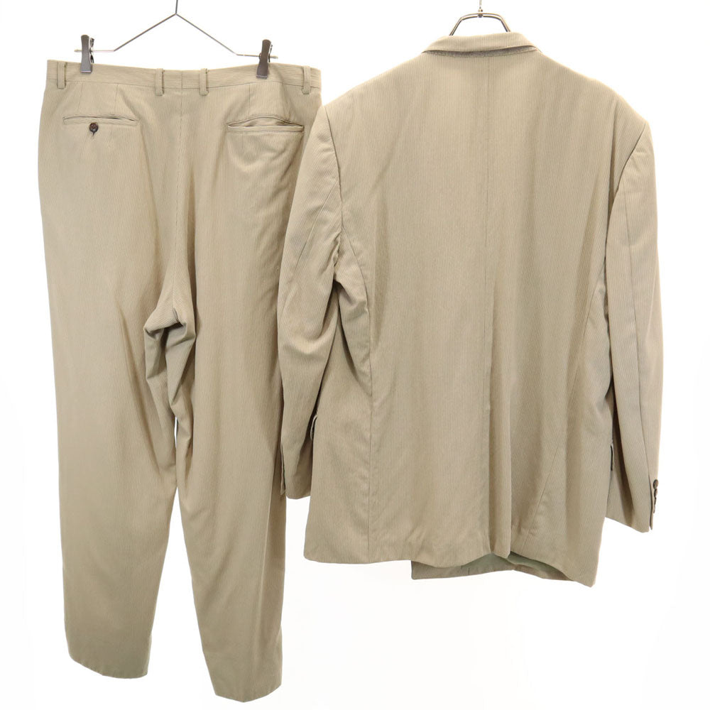 GIVENCHY ジバンシィ 90s オールド ストライプ柄 スーツ 上下 セットアップ ベージュ系 メンズ
