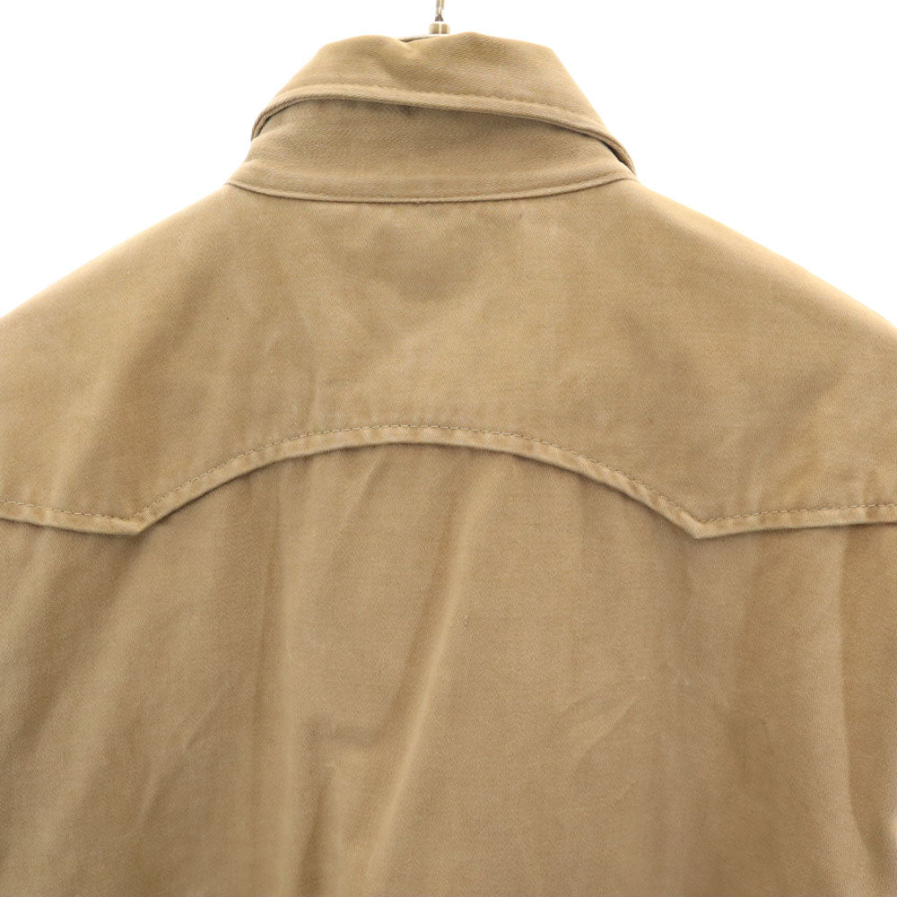 リーバイス 70s 60669-3522 USA製 ヴィンテージ 長袖 ウエスタンシャツ L ブラウン Levi's ジャケット メンズ
