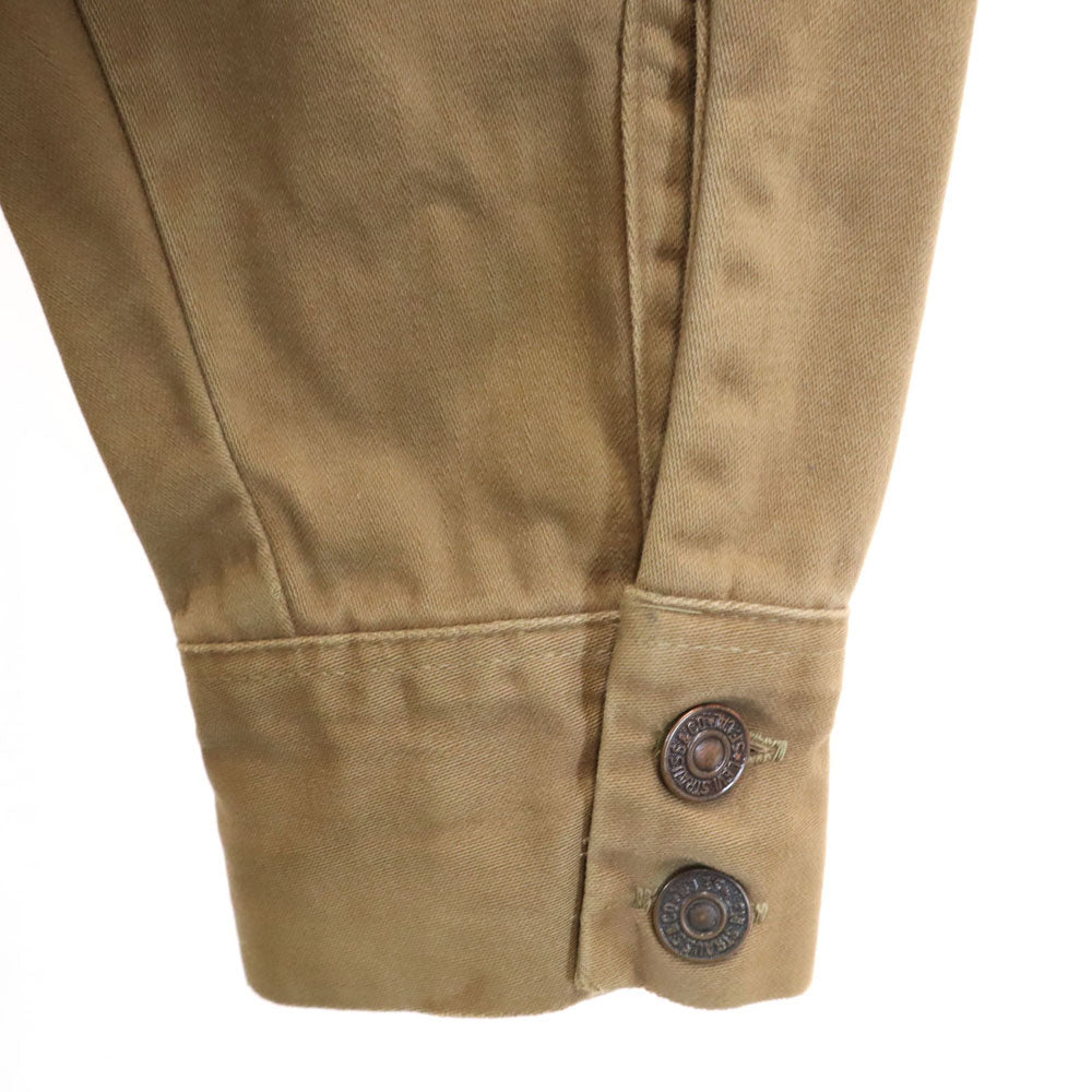 リーバイス 70s 60669-3522 USA製 ヴィンテージ 長袖 ウエスタンシャツ L ブラウン Levi's ジャケット メンズ