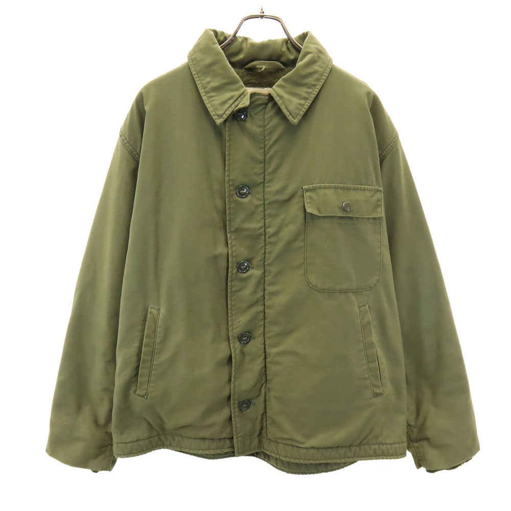 US ARMY アメリカ軍 70s A2 デッキジャケット ヴィンテージ ミリタリージャケット L カーキ メンズ