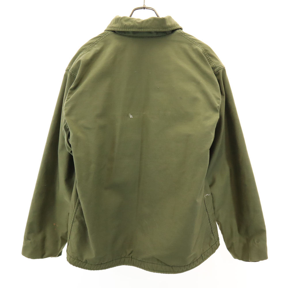 US ARMY アメリカ軍 70s A2 デッキジャケット ヴィンテージ ミリタリージャケット L カーキ メンズ