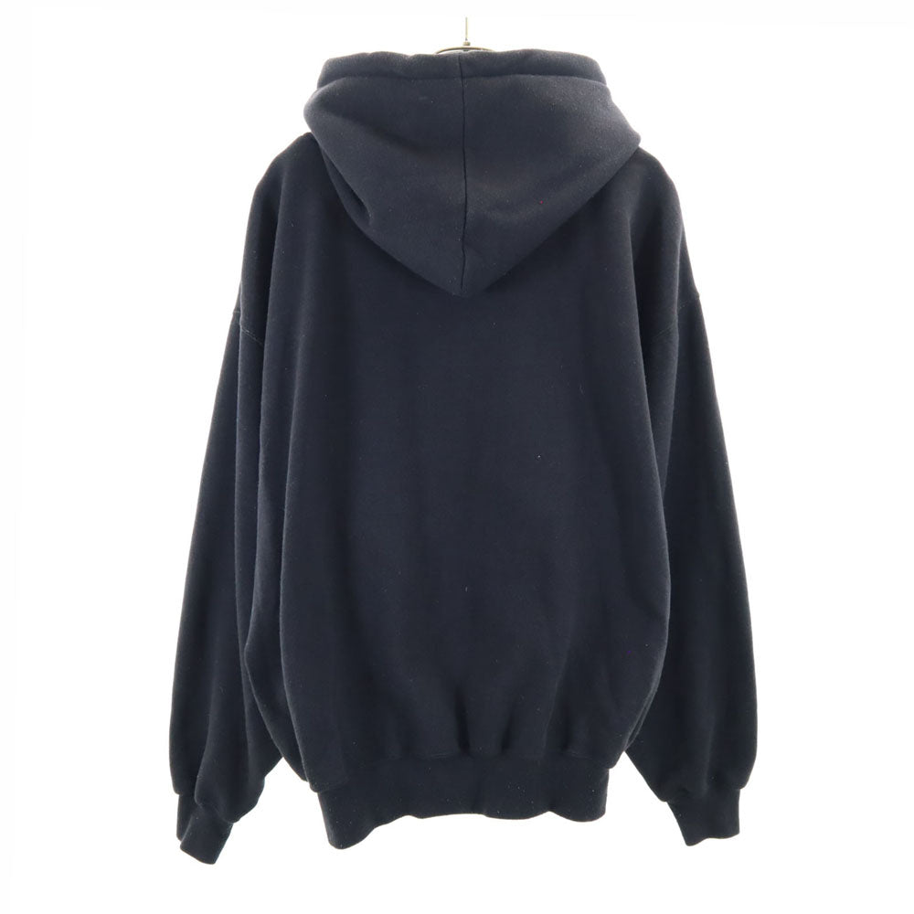 NEW BALANCE ニューバランス 90s オールド 長袖 スウェットパーカー L ブラック 裏起毛 レディース