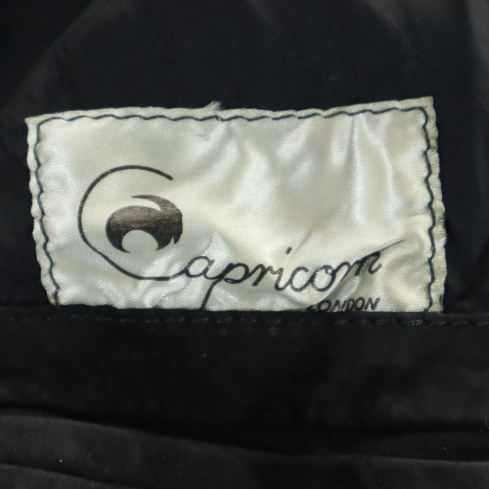 Capricorn 90s イングランド製 オールド レザージャケット ブラック ブルゾン メンズ