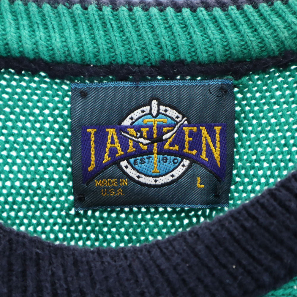 Jantzen ジャンセン 80s 90s USA製 オールド 長袖 セーター L ニット メンズ