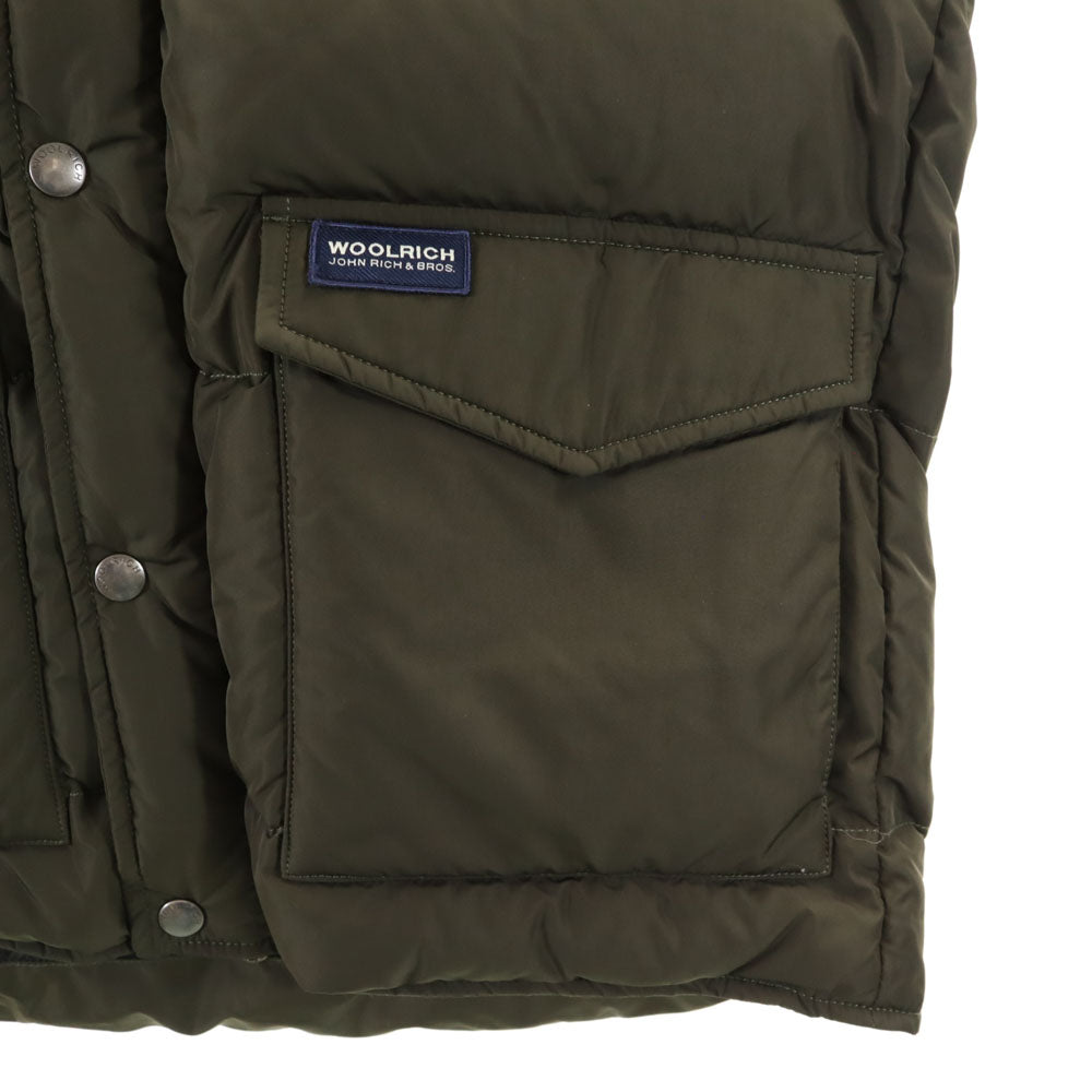 未使用 WOOLRICH ウールリッチ アリューシャン ダウンベスト XS カーキブラウン系 ALEUTIAN VEST メンズ