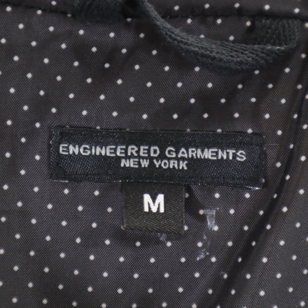 ENGINEERED GARMENTS エンジニアドガーメンツ カナダ製 ボーダー柄 中綿ベスト M ネイビー メンズ
