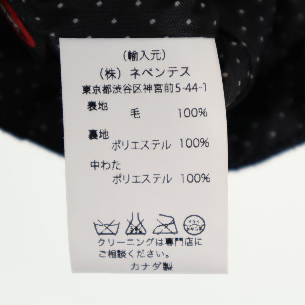 ENGINEERED GARMENTS エンジニアドガーメンツ カナダ製 ボーダー柄 中綿ベスト M ネイビー メンズ