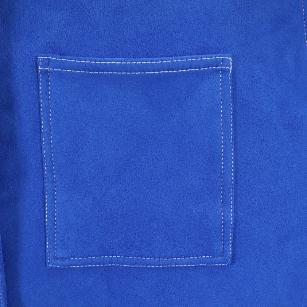 MAISON SPECIAL メゾンスペシャル ヴィーガンスウェード ブルゾン FREE ブルー フェイクスエード ジャケット レディース