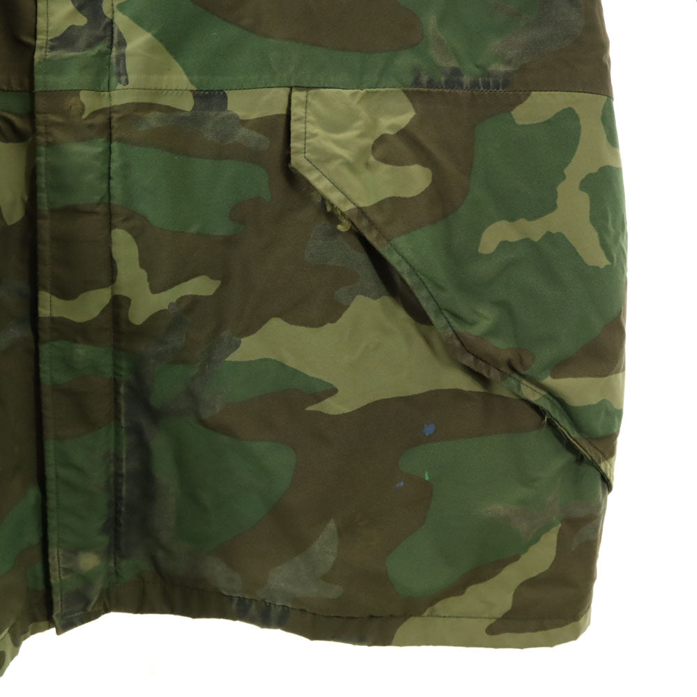 US ARMY アメリカ軍 90s ゴアテックス ECWCS イクワックス ウッドランドカモ パーカー L カーキ 迷彩 ミリタリー ジャケット メンズ