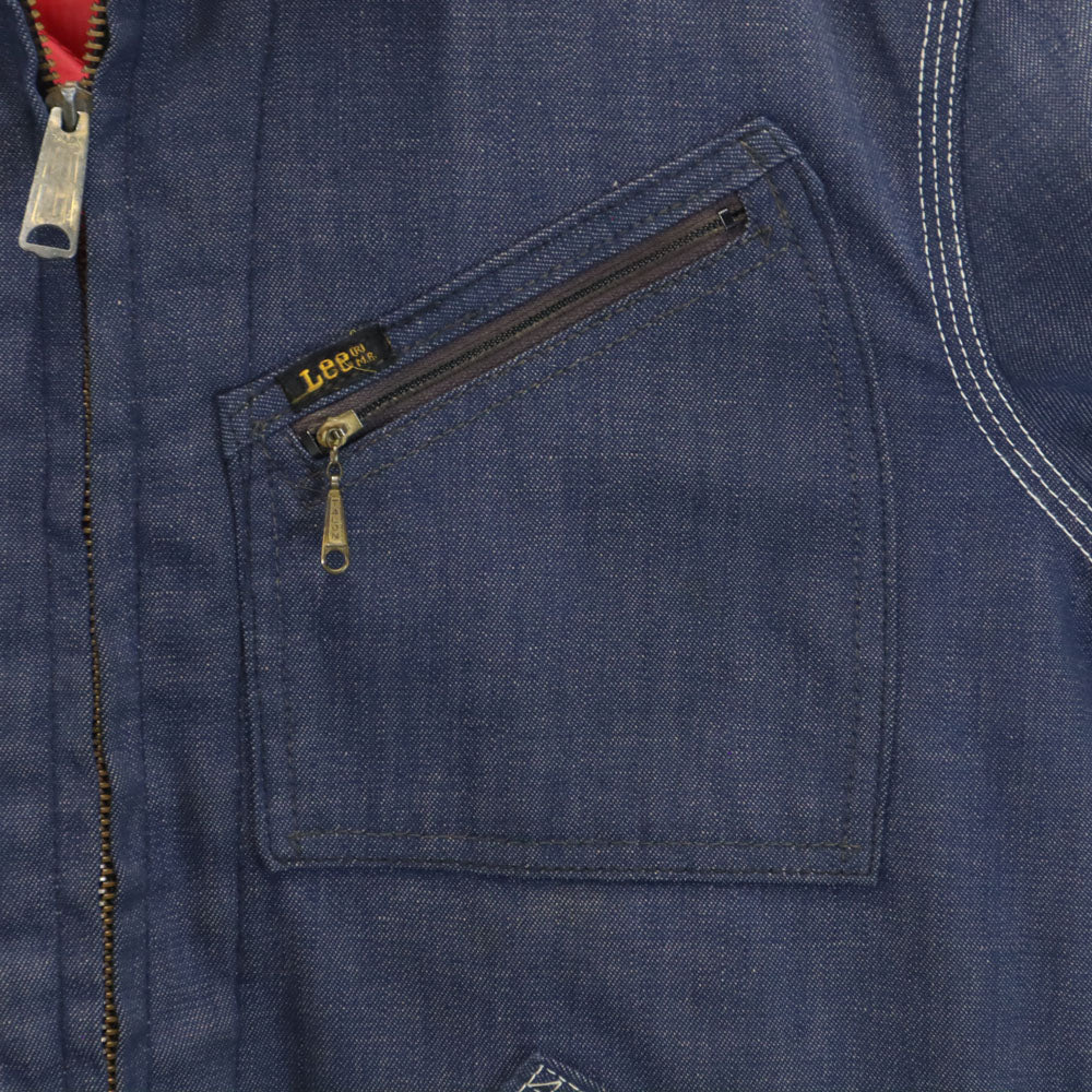Lee リー 70s USA製 ヴィンテージ 91B デニムジャケット インディゴ 裏キルティング ジージャン メンズ