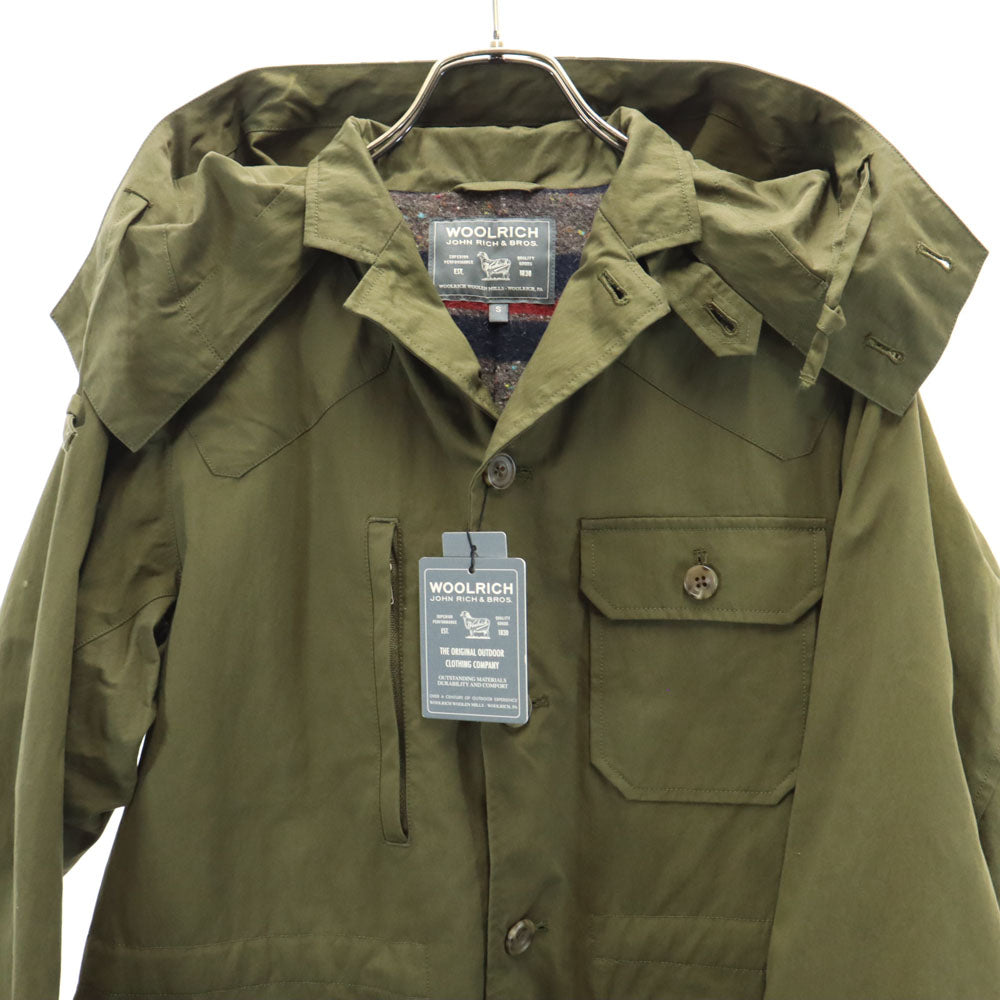 WOOLRICH ウールリッチ 未使用 ミリタリージャケット S カーキ JOHN RICH & BROS. メンズ