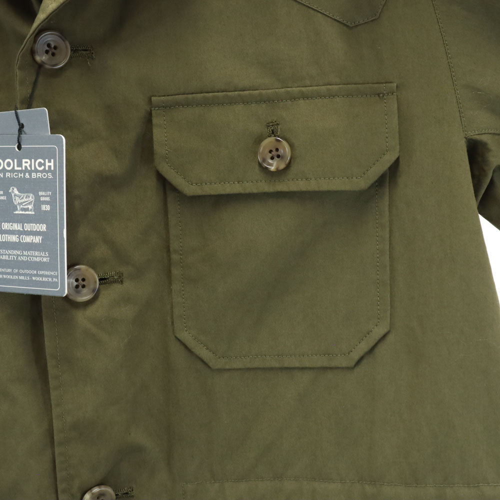 WOOLRICH ウールリッチ 未使用 ミリタリージャケット S カーキ JOHN RICH & BROS. メンズ