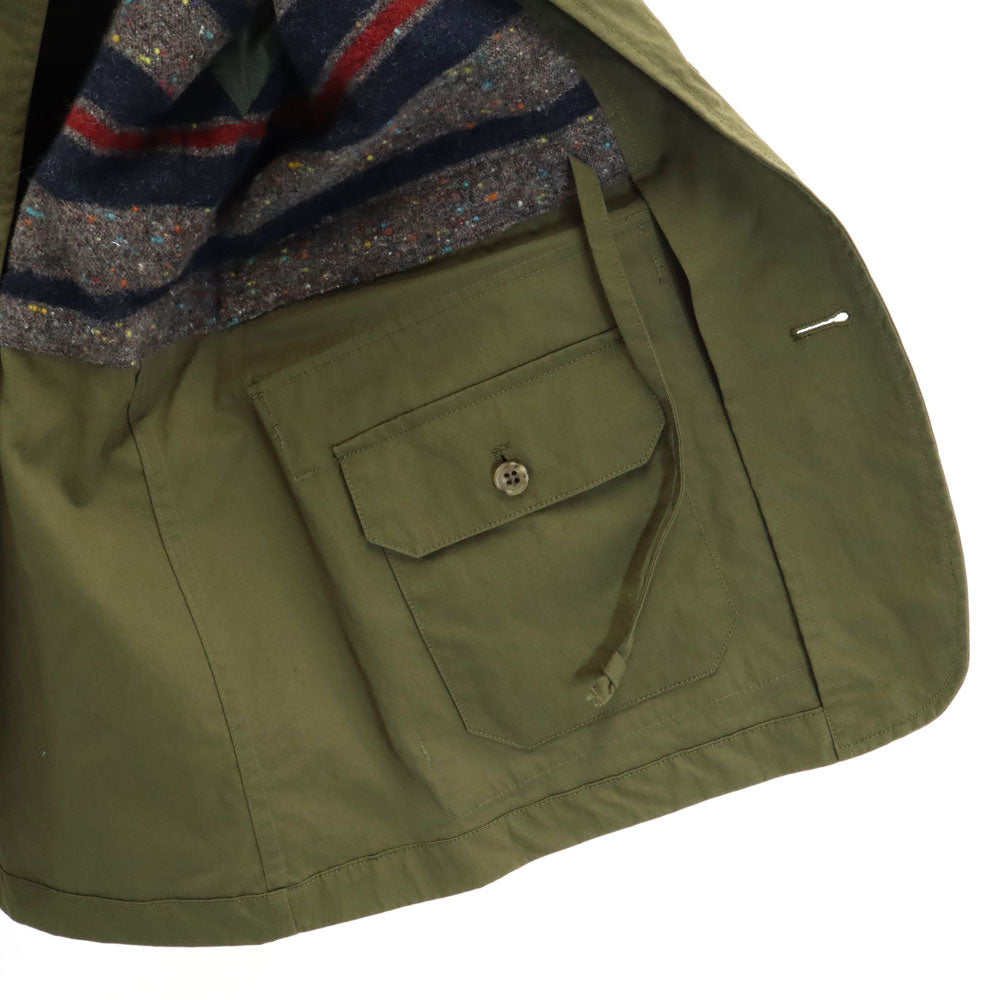 WOOLRICH ウールリッチ 未使用 ミリタリージャケット S カーキ JOHN RICH & BROS. メンズ