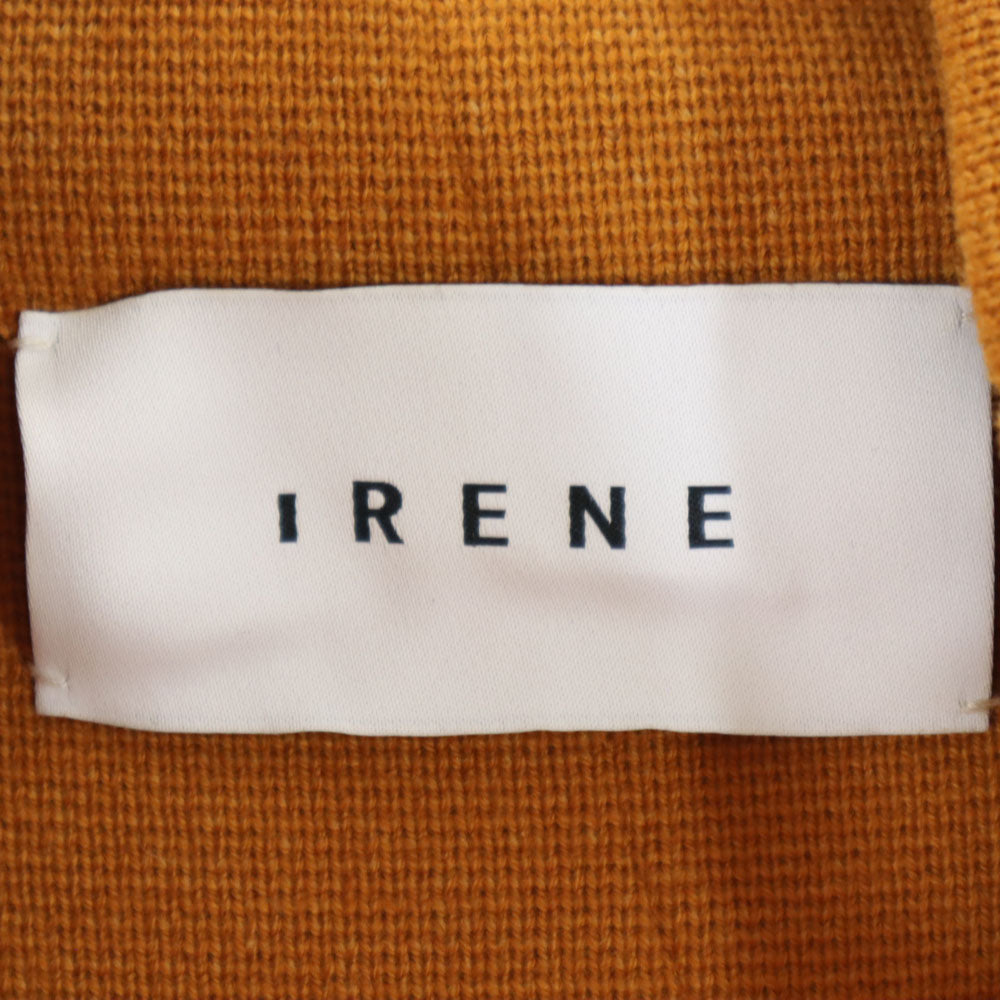 IRENE アイレネ ウールブレンド 長袖 ニット 36 オレンジ系 カットソー レディース