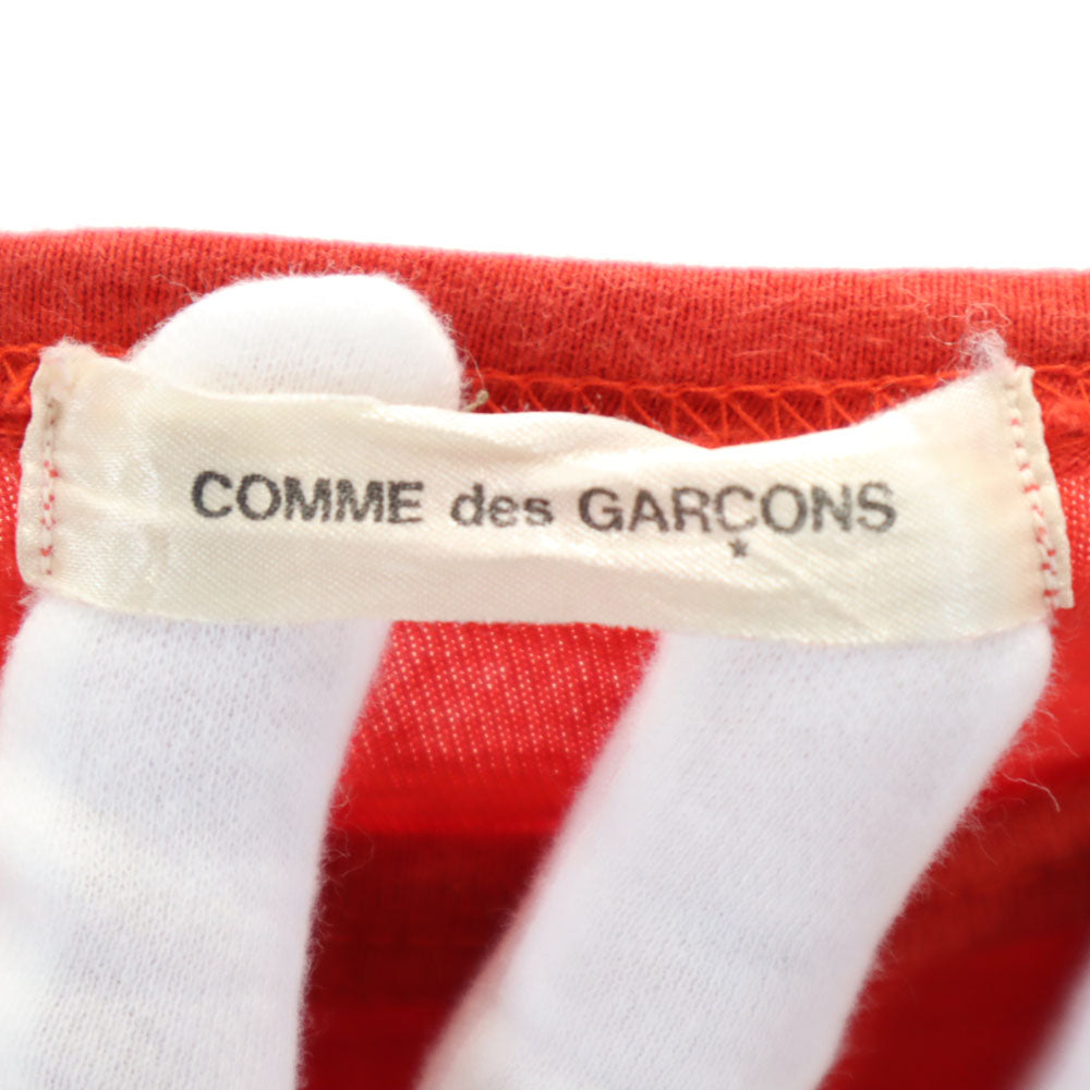 COMME des GARCONS コムデギャルソン 1988年 80s ヴィンテージ 長袖 Tシャツ レッド ロンT レディース