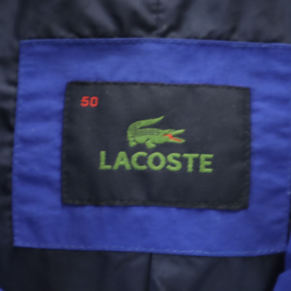 LACOSTE ラコステ ダウンベスト 50 青紫 メンズ