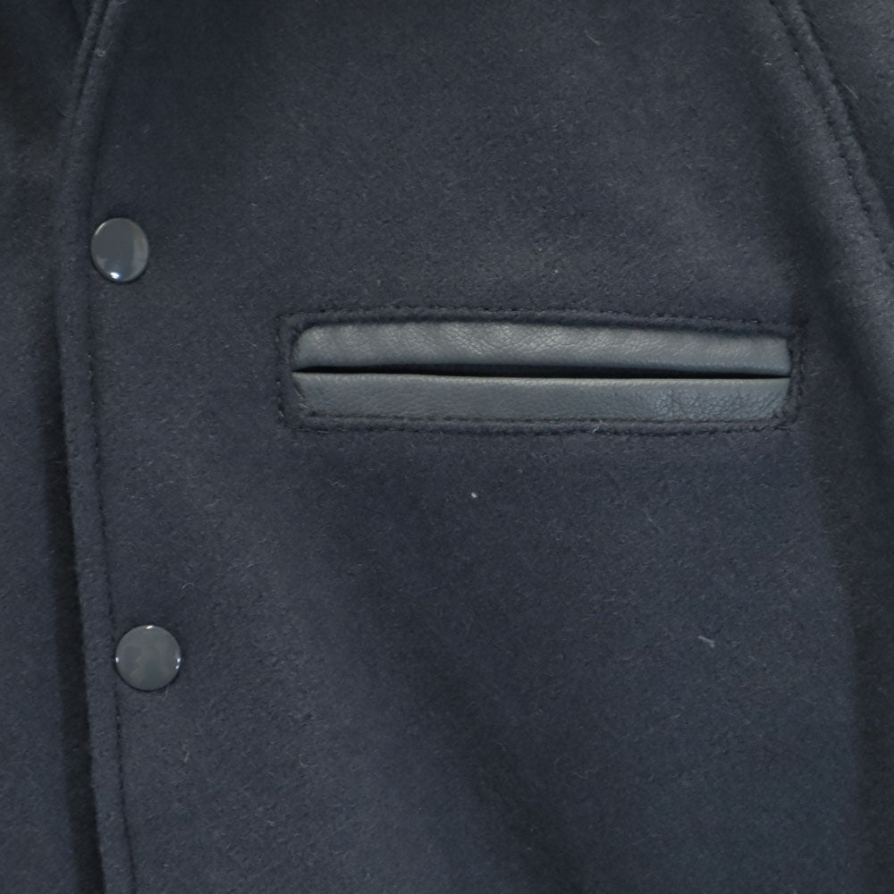 SKOOKUM スクーカム USA製 メルトン スタジャン 36 チャコールグレー ジャケット メンズ