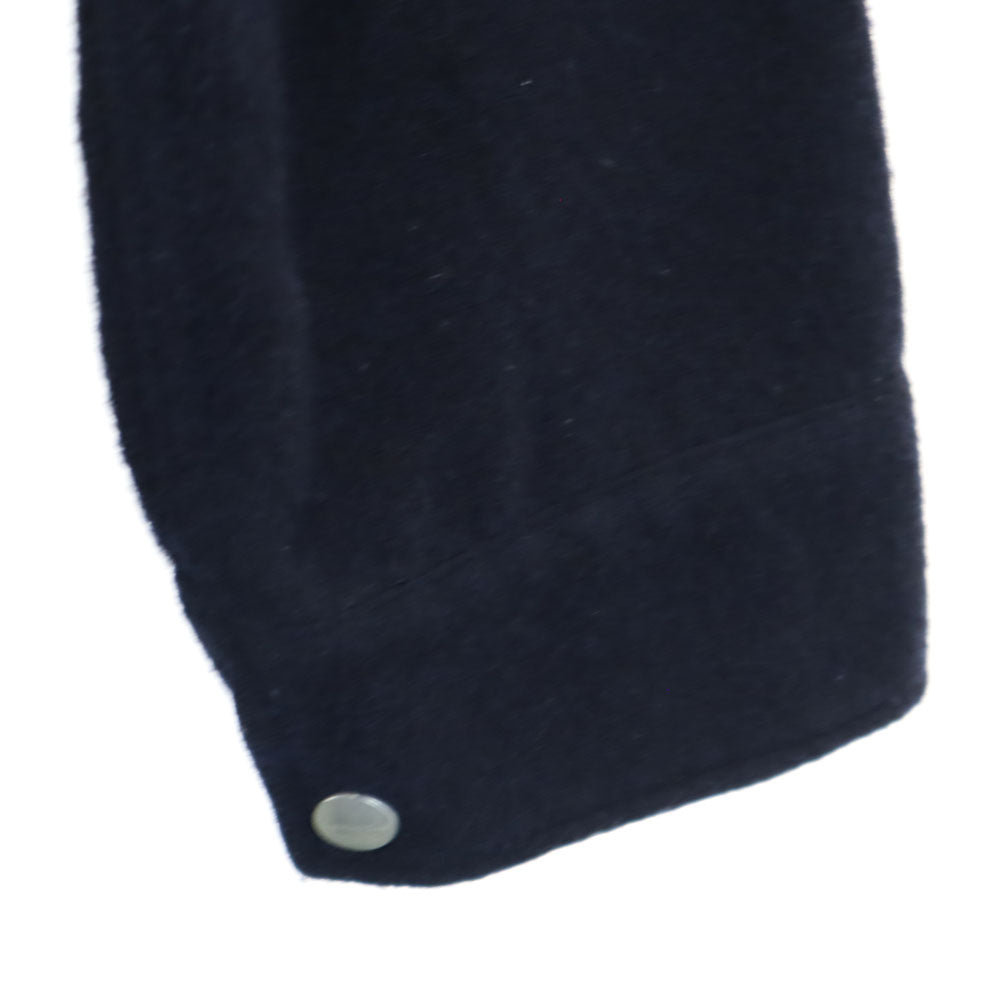 SASAFRAS ササフラス 日本製 ウールブレンド ブロワーバド コート XS 濃紺 メンズ