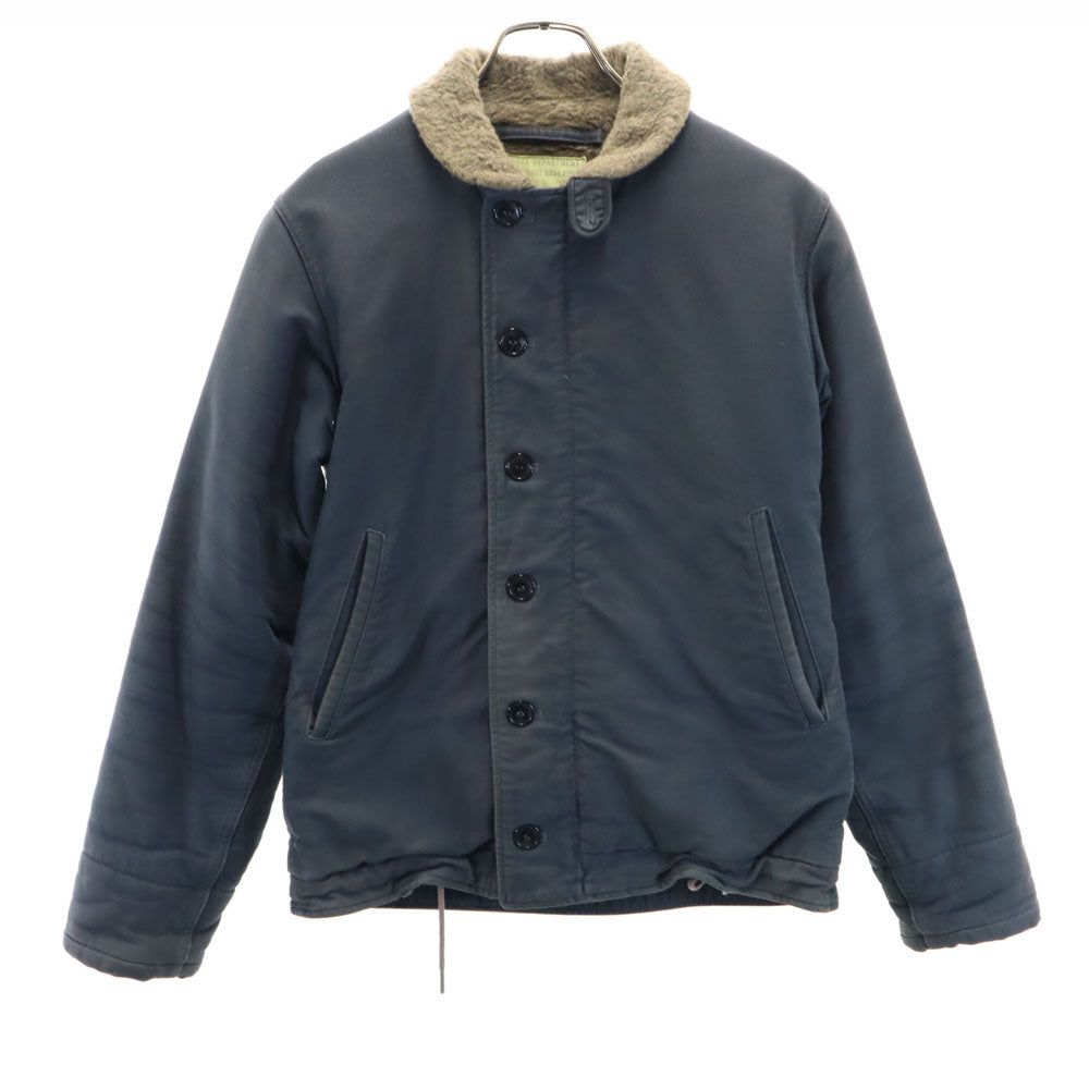 バズリクソンズ 東洋エンタープライズ BR12030 ネイビーデパートメント実名復刻 N-1 デッキ ジャケット 36 チャコールグレー Buzz Rickson's ジャングルクロス メンズ