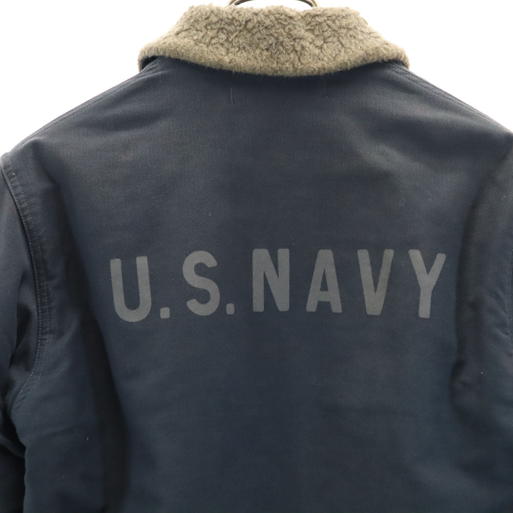 Buzz Rickson's バズリクソンズ 東洋エンタープライズ BR12030 ネイビーデパートメント実名復刻 N-1 デッキ ジャケット 36 チャコールグレー ジャングルクロス メンズ