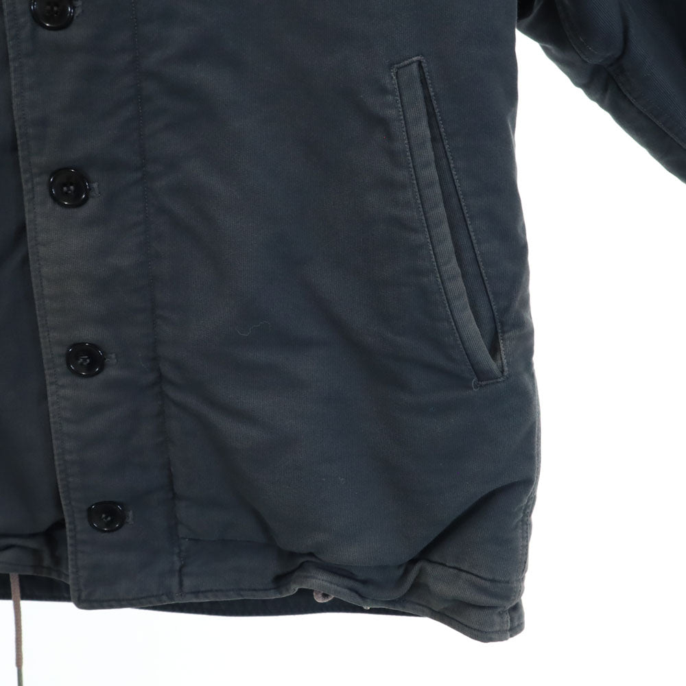 Buzz Rickson's バズリクソンズ 東洋エンタープライズ BR12030 ネイビーデパートメント実名復刻 N-1 デッキ ジャケット 36 チャコールグレー ジャングルクロス メンズ