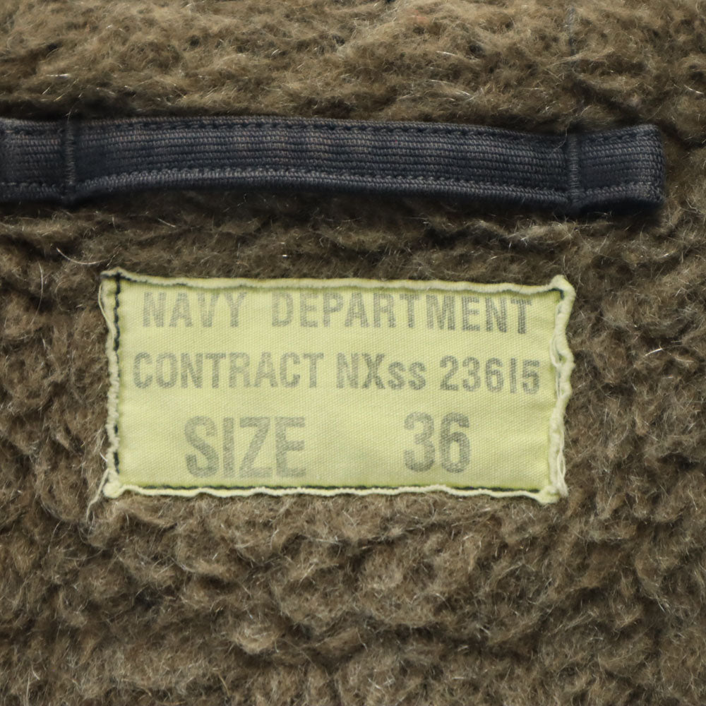 Buzz Rickson's バズリクソンズ 東洋エンタープライズ BR12030 ネイビーデパートメント実名復刻 N-1 デッキ ジャケット 36 チャコールグレー ジャングルクロス メンズ