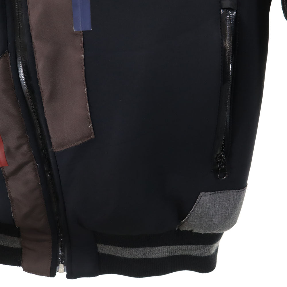 ジャン カルロ ロッシ イタリア製 中綿 スタジャン 50 ブラック系 ジャケット メンズ