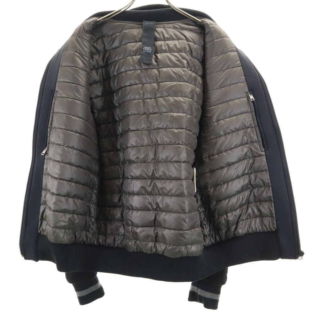 ジャン カルロ ロッシ イタリア製 中綿 スタジャン 50 ブラック系 ジャケット メンズ