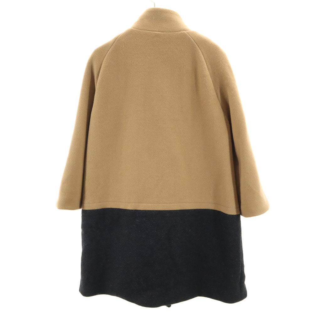 COACH コーチ 7分袖 ウールコート S ベージュ レディース