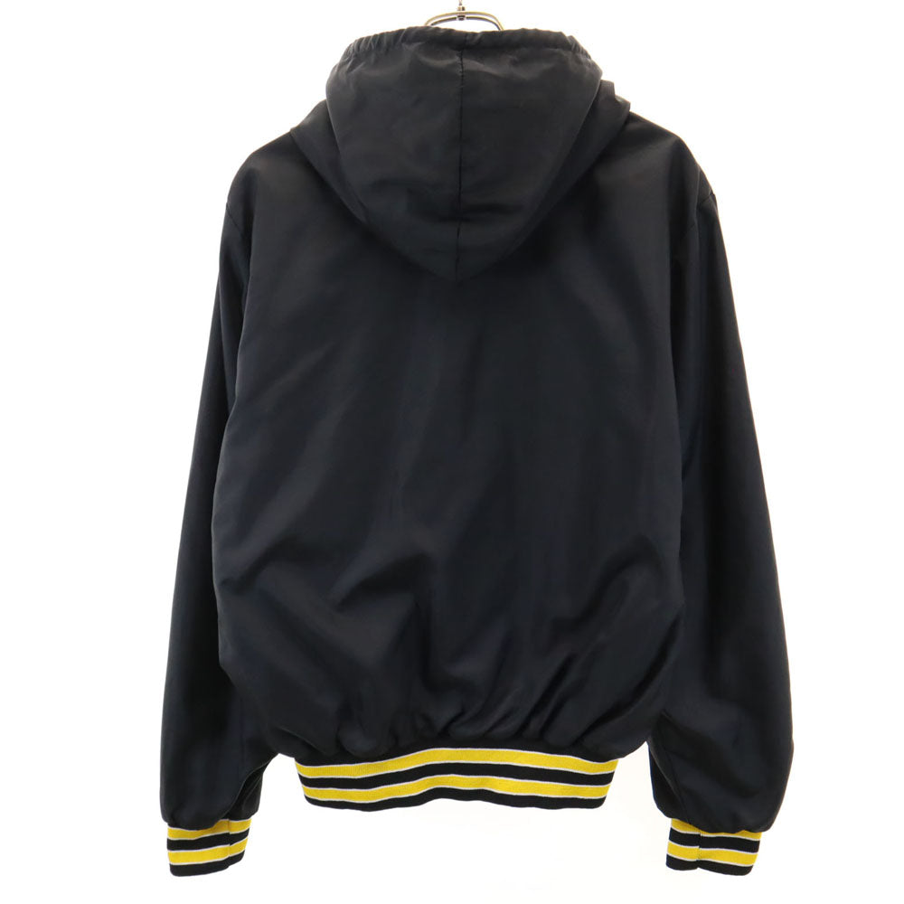 Holloway ホロウェイ 80s USA製 長袖 アノラックパーカー M ブラック プルオーバー オールド ヴィンテージ メンズ