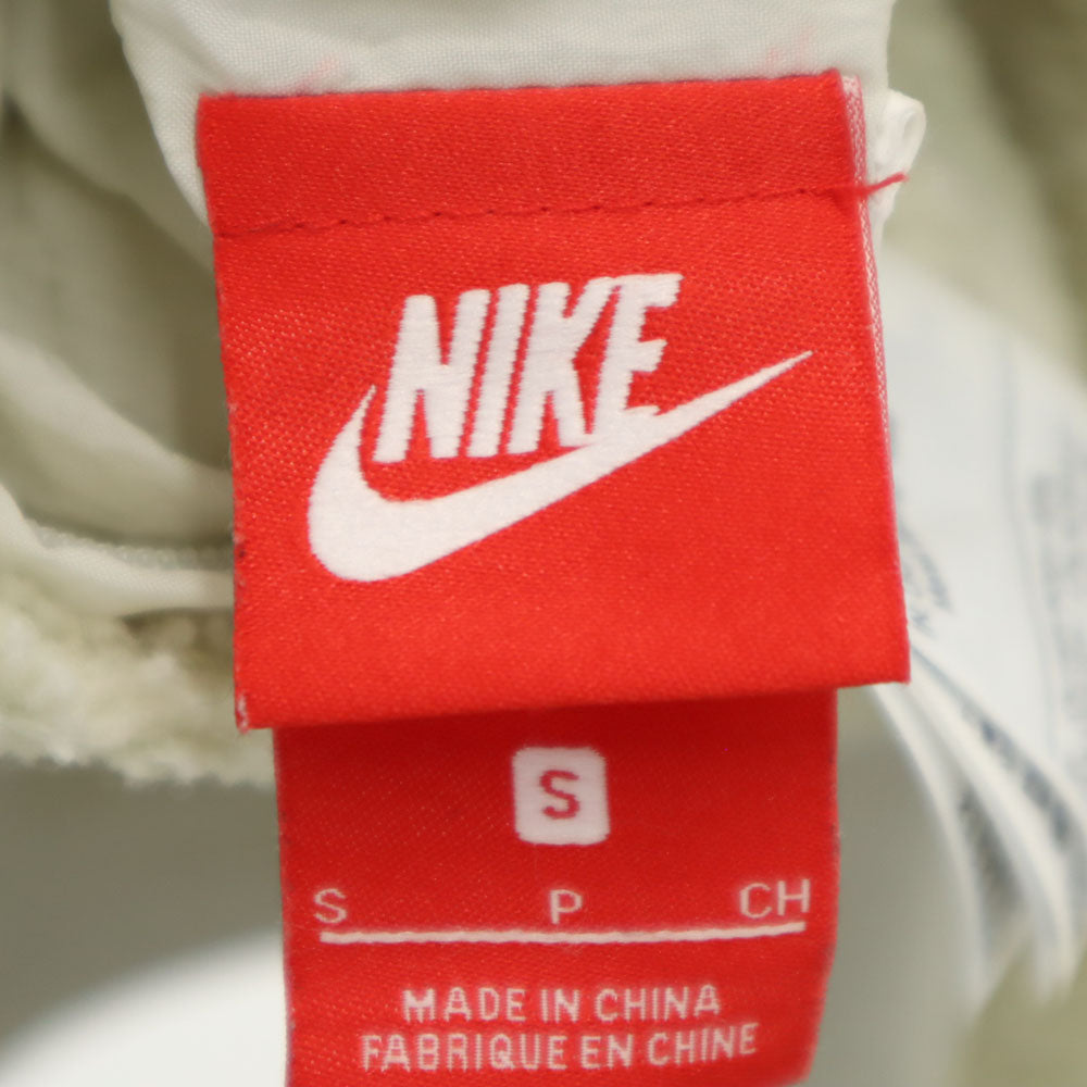 NIKE ナイキ スウッシュロゴ リバーシブル ジャケット S ホワイト ボア メンズ