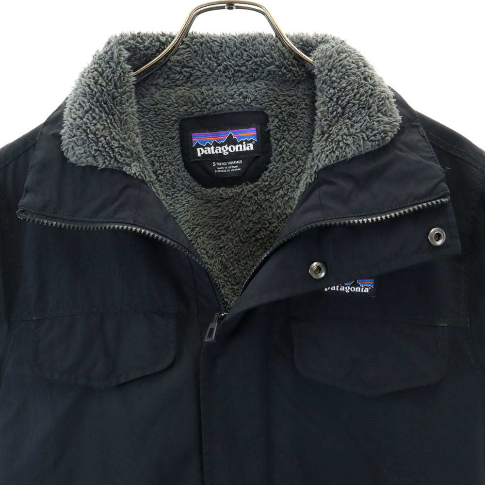 patagonia パタゴニア アウトドア 27021FA17 中綿ジャケット S ブラック 裏フリース メンズ