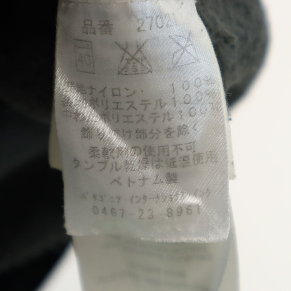 patagonia パタゴニア アウトドア 27021FA17 中綿ジャケット S ブラック 裏フリース メンズ