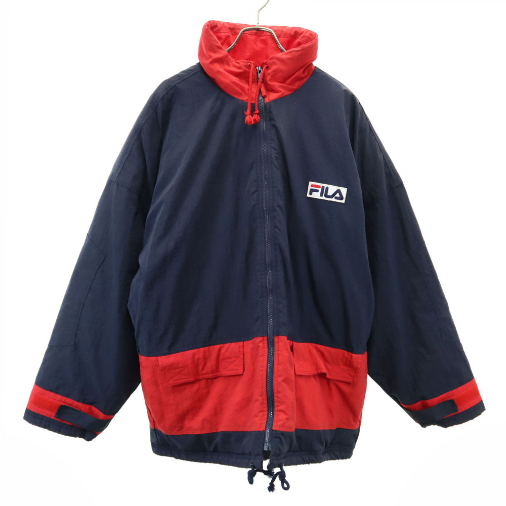 FILA フィラ 90s オールド 中綿ジャケット L ネイビー メンズ
