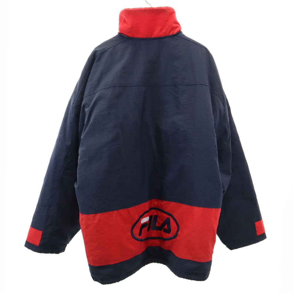 フィラ 90s オールド 中綿ジャケット L ネイビー FILA メンズ