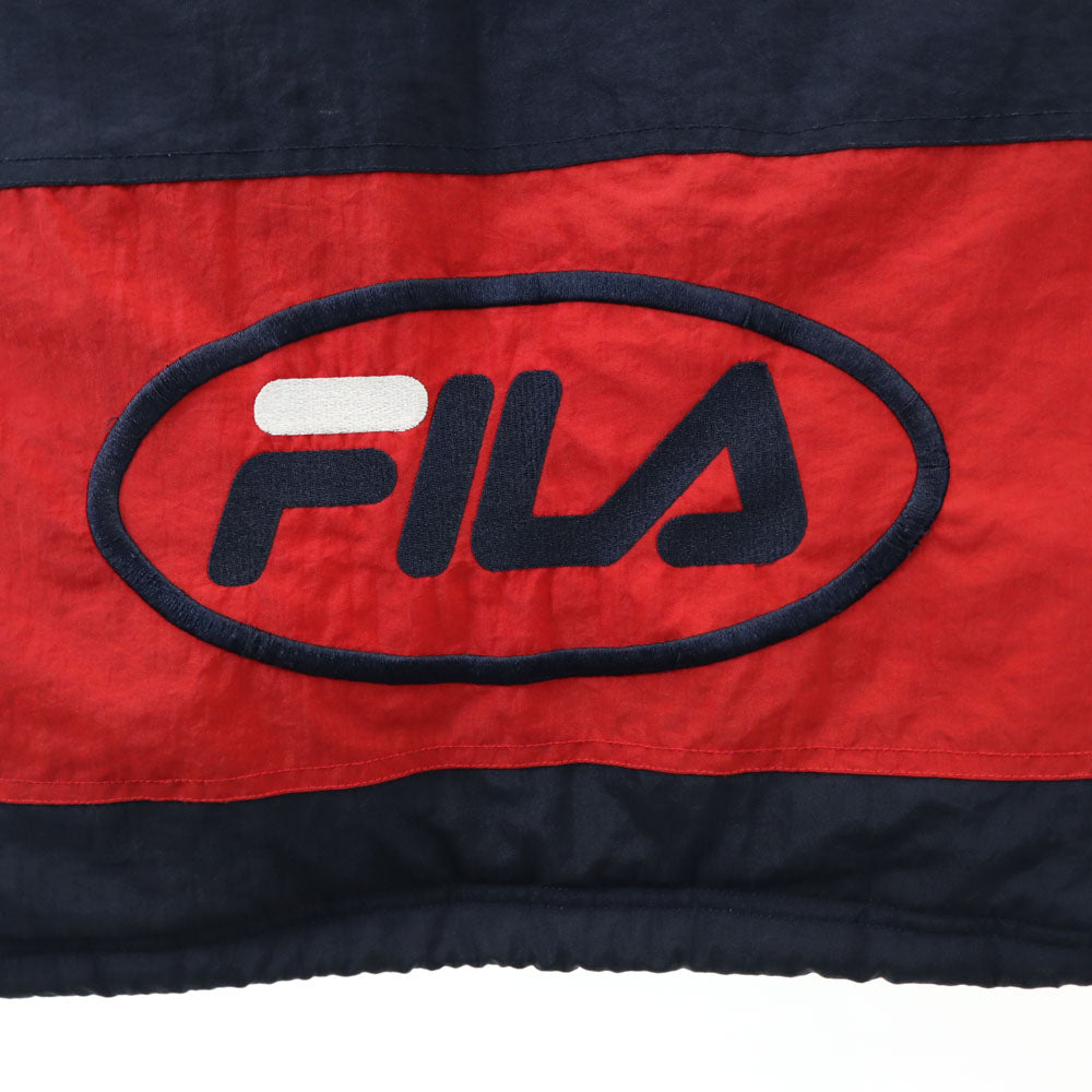 FILA フィラ 90s オールド 中綿ジャケット L ネイビー メンズ