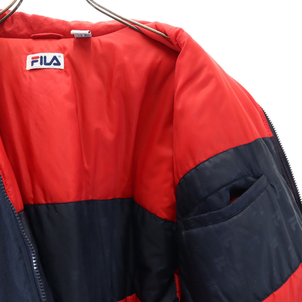 FILA フィラ 90s オールド 中綿ジャケット L ネイビー メンズ