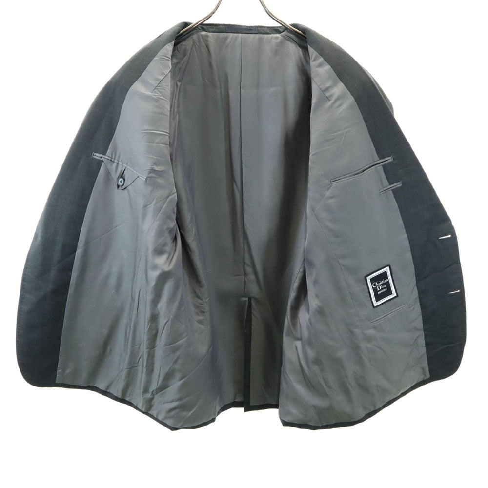 Christian Dior クリスチャンディオール 90s ウール オールド 長袖 テーラードジャケット 103-98-175 グレー系 メンズ