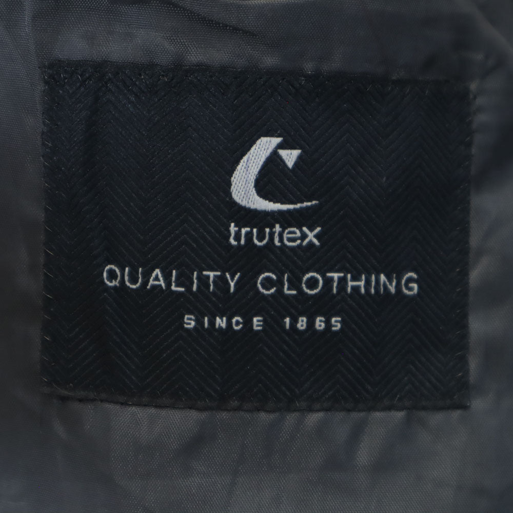 trutex 90s オールド スクールジャケット テーラードジャケット 38 チャコールグレー trutex スクール ブレザー メンズ