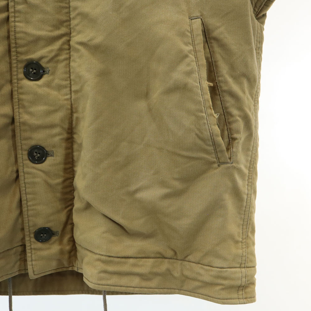 NAVY DEPARTMENT ネイビーデパートメント 東洋エンタープライズ N-1 デッキ ジャケット S イエローベージュ メンズ