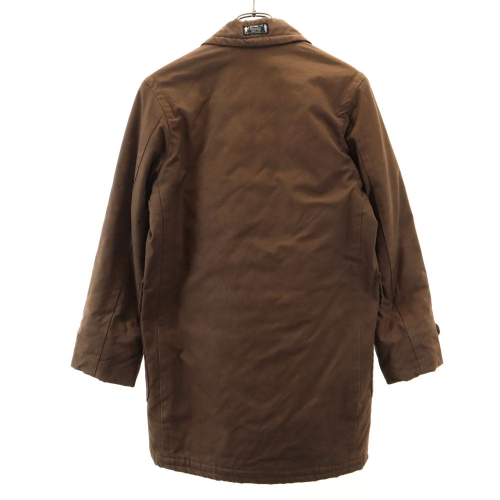 A BATHING APE アベイシングエイプ 日本製 ダッフルコート S ブラウン系 裏キルティング メンズ