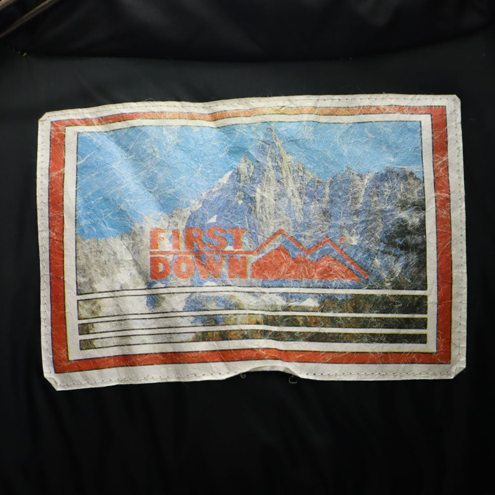 FIRSTDOWN ファーストダウン オールド ダウンジャケット イエロー メンズ