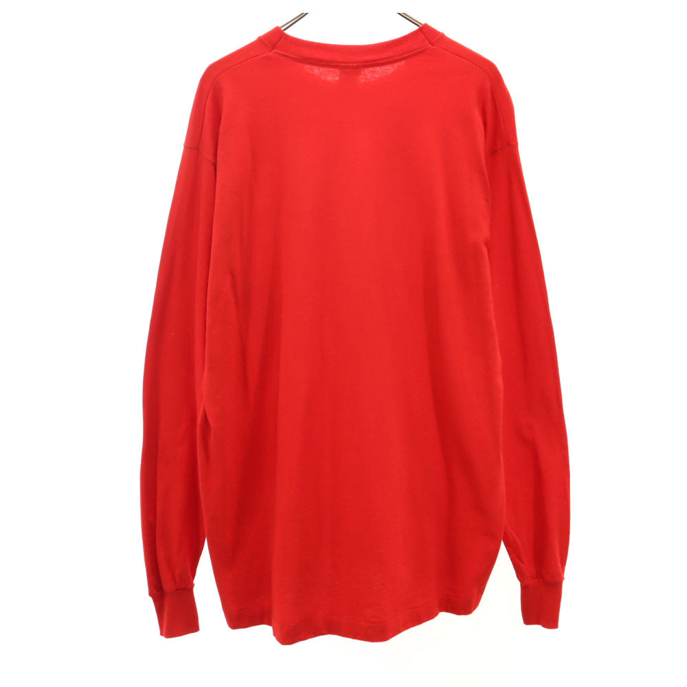 FRUIT OF THE LOOM フルーツオブザルーム 90s USA製 オールド 長袖 シングルステッチ Tシャツ XL 赤 ロンT メンズ