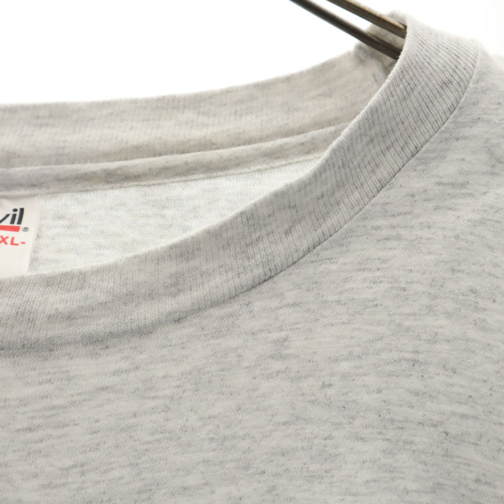 anvil アンヴィル 90s USA製 オールド 長袖 シングルステッチ Tシャツ XL ライトグレー ロンT メンズ