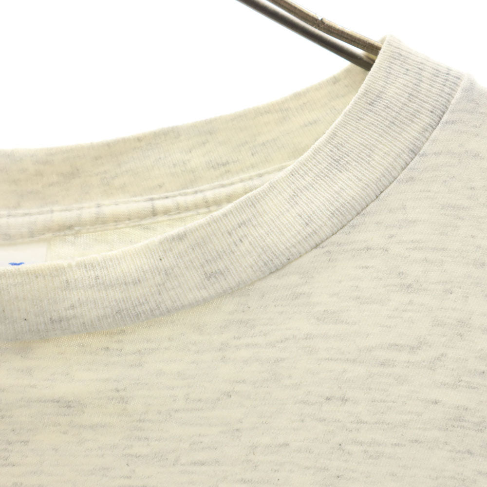 P.S.I. PRINTED SPORTWEAR INC 90s USA製 オールド 長袖 シングルステッチ Tシャツ L ライトグレー ロンT メンズ