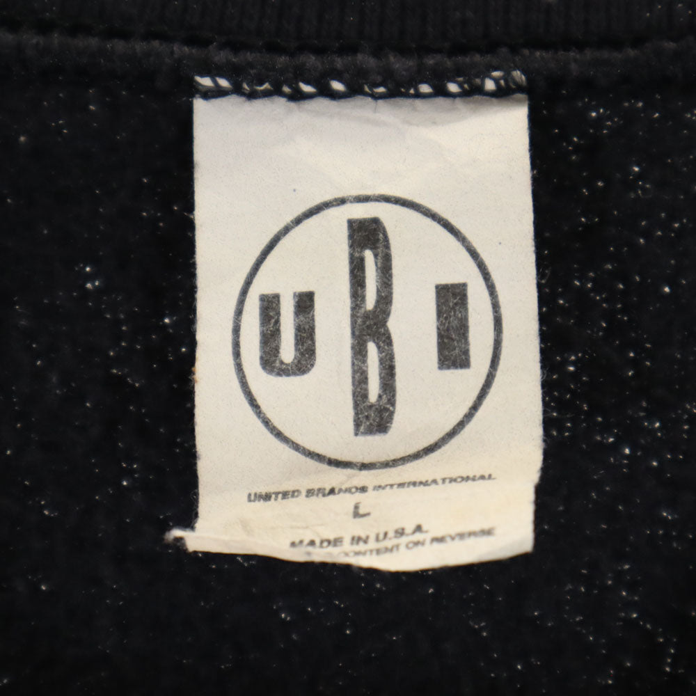 ワーナーブロス 90s USA製 オールド タズマニアンデビル 長袖 スウェット トレーナー L ブラック 裏起毛 ワーナーブラザーズ メンズ