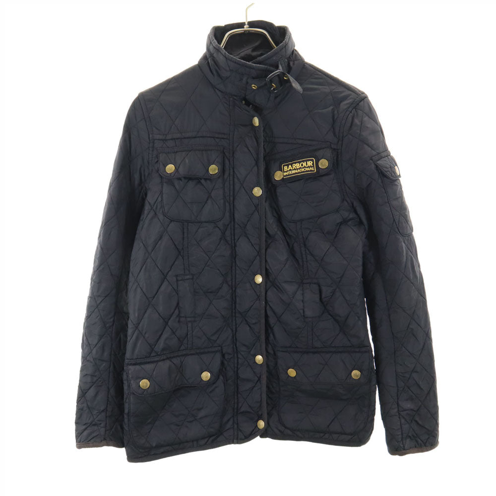 Barbour バブアー 3ワラント キルティングジャケット 8 ブラック 中綿入り レディース